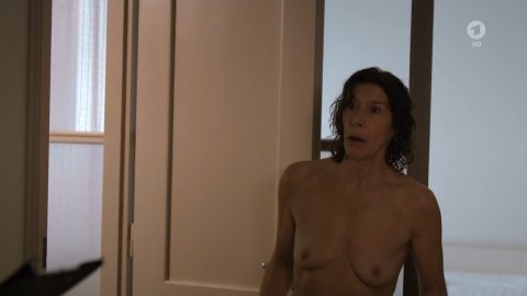 Adele Neuhauser - Nude & Sexy Videos in Scene of the Crime e1136 (2019)